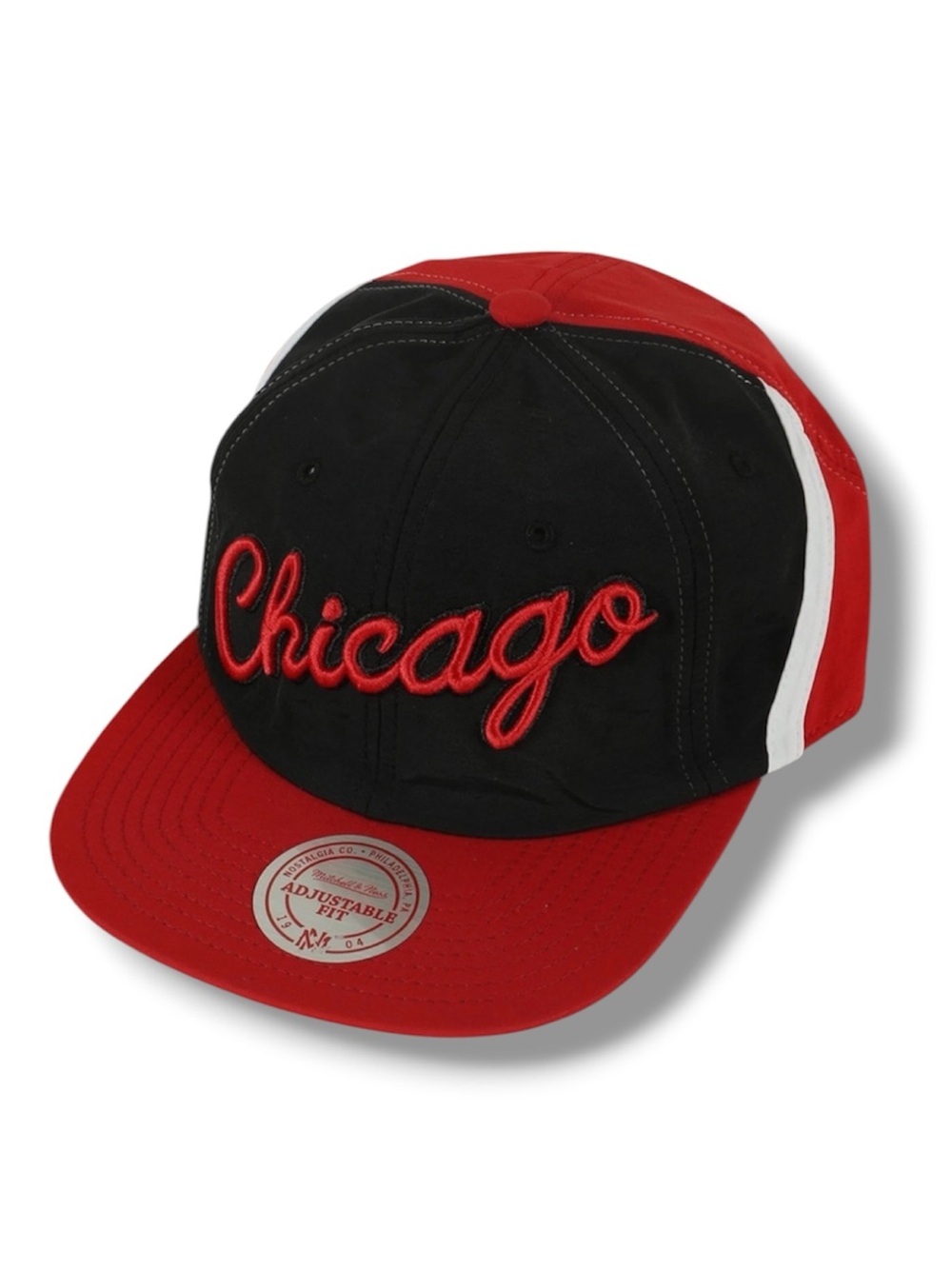 Mitchell & Ness NBA Chicago Bulls Anorak Red & Black Snapback Hat